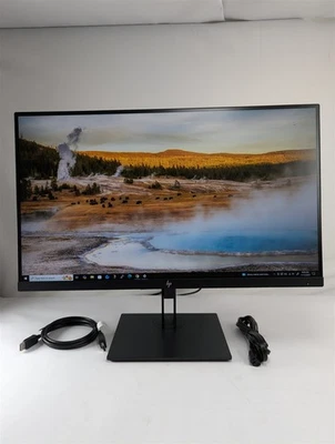 HP Z27n G2 27” IPS QHD Monitor 2560x1440 LED HDMI DP DVI USB Adjustable Base - Image 1 of 4