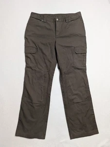Duluth Firehose Flex Damenhose 14 x 33 braun Stretch strapazierfähig Kniepolstertaschen - Bild 1 von 7