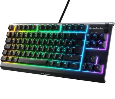 SteelSeries Apex 3 TKL Gaming Keyboard,Black (64836)(new) - Image 1 of 4