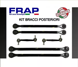SET BRACCI OSCILLANTI POSTERIORI + BIELLETTE FRAP ALFA 147 156 GT - Picture 1 of 3