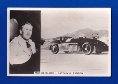 CAPTAIN EYSTON 1935 J.A PATTREIOUX Sporting Events & Stars #61 MOTOR RACING EXMT - Image 1 of 2