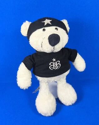SIGIKID ROCK STAR BABY RSB Teddy BÄR weiß schwarz Plüsch Kopftuch T-Shirt 24 cm - Bild 1 von 4