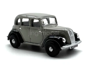 For 1:76 Scale Gray Morris Eight E Sedan Classic Car Model Diecast Metal - Picture 1 of 6