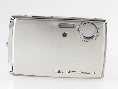 Macchina Fotografica Fotocamera Digitale Sony Cyber-shot DSC-T33 Argento - Immagine 1 di 4