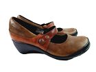 Merrell Veranda Emme J69042 Brown Leather Mary Jane Pumps Women's Shoes 8