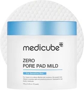 Medicube Zero Pore Pads Mild 2.0 (70 Pads) - Gentle Calming Toner Pads for Exfol - Picture 1 of 2