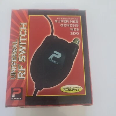 Universal Playtech RF Switch for NES, Super NES, SEGA GENESIS, 3DO Game  - Image 1 of 2