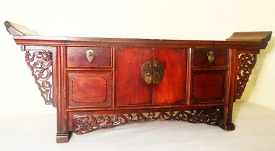 Antiguo pequeño altar chino (2831), alrededor de 1800-1849 Foto 1 de 4