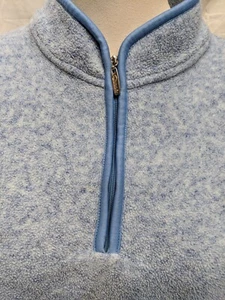 Vtg Catalina 1/4 Zip Sweatshirt Women's XLarge Blue Fleece Long Sleeve Outdoors - Picture 1 of 7