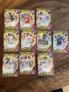 2022 Stadium Club Chrome Beam Team Lot x 10; Greene, Suzuki, Trout, Judge, Betts - Picture 1 of 1