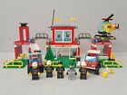 Lego Vintage 6554 Fire Station Complete With All Figures L@@k