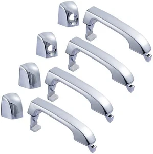 4 pcs Left+Right Front+Rear Side Exterior Door Handles Fit 07-12 Veracruz - Picture 1 of 6
