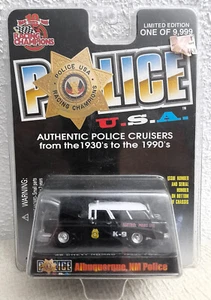 RACING CHAMPIONS 1956 CHEVY NOMAD ALBURQUERQUE POLICE ESCALA 1/66 - Imagen 1 de 1