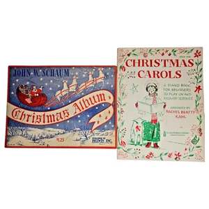 John Schaum Christmas Album 1945 Christmas Songs Songbooks Rachel Kahl 2 Music - Picture 1 of 18