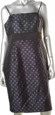 Vestido de cóctel Plenty Dresses Tracy Reese Nadia azul metálico 2 ventas al por menor por $148 Foto 1 de 2