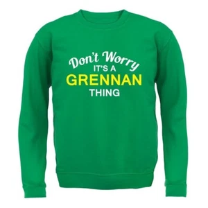 Don't Worry It's A Grennan Thing - Kids Hoodie / Sweater - 1995 Music Love Tour - Picture 1 of 20
