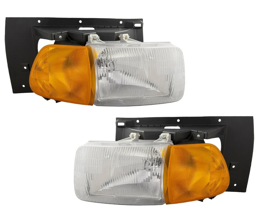 Fit For STERLING TRUCK AT9500 A9500 1998-2008 HEADLIGHTS LAMPS FRONT LIGHTS PAIR - Изображение 1 из 3