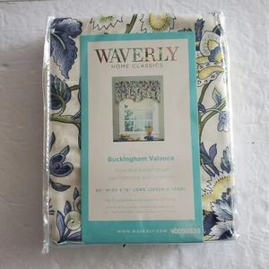 Waverly Home Classics Buckingham Imperial Dress Porcelain Valance~80" x 20" - Picture 1 of 7