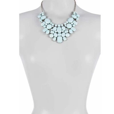 Collar babero esmalte turquesa NUEVO Foto 1 de 3