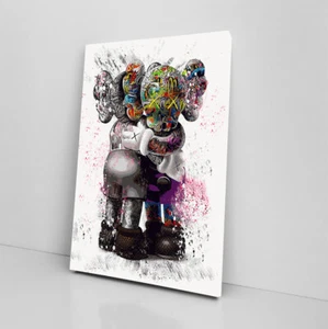 Cartoon Dolls Figure Wall Art Canvas Poster Ready To Hang Pop Art Living Decor - Picture 1 of 12