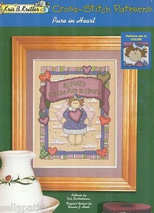 Angel Cross Stitch Pattern Pure In Heart Kris B Kritter 2003 - Bild 1 von 2