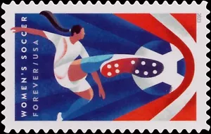 US Womens Soccer Forever Single Stamp Scott #5754 - Picture 1 of 1
