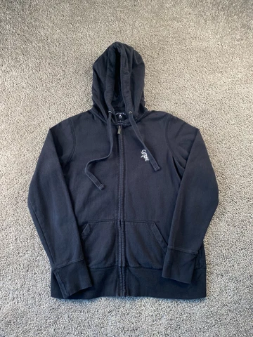 Chicago White Sox Hoodie Womens Large Black MLB Baseball Sweatshirt Ladies Cover