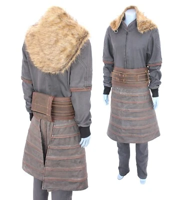 Inspired by Star War Mandalorian Armorer costume with Fur cape - Image 1 of 4