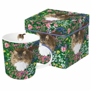 Mug in a Box "Garden Cat" - Picture 1 of 2