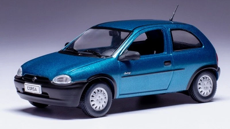 Opel Corsa B Swing 1995 Met.Dark Aquamarine 1:43 IXO CLC581 - Immagine 1 di 1