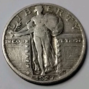 Cuarto Standing Liberty 1927 - Imagen 1 de 2