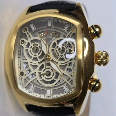 Invicta Men's Lupah Chronograph Watch 18840 Gold 44.5mm - Image 1 of 4