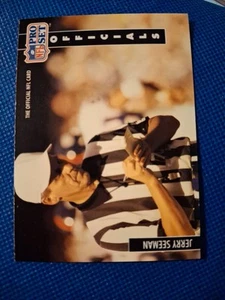 1991 JERRY SEEMAN PRO SET OFFICIAL REFEREEE NFL CARD #354 DIRECTOR OFFICIATING - Picture 1 of 3