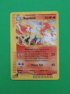 Rapidash 026/165 Expedition Base Set Holo NM w/ Swirl  - Image 1 of 4