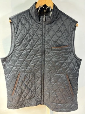 Chaleco acolchado con cremallera Tasso Elba para hombre L chaqueta utilitaria grande negro gris Foto 1 de 3