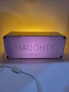 Naughty And Nice Light Box / NIGHT LIGHT Sign   - Picture 1 of 8