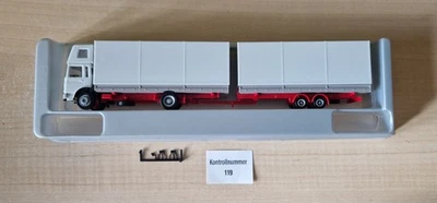 Herpa 314596 MAN TGS trattore stradale neutro bianco 1:87 OVP - Immagine 1 di 3
