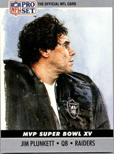 1990 Pro Set #15 Jim Plunkett - Picture 1 of 2