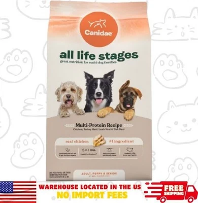 CANIDAE All Life Stages Chicken, Turkey & Lamb Formula Dry Dog Food,40lb