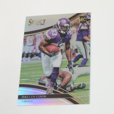 Dalvin Cook 2017 Panini Select Silver Prizm Rookie Card RC #279 Field Level - Image 1 of 2