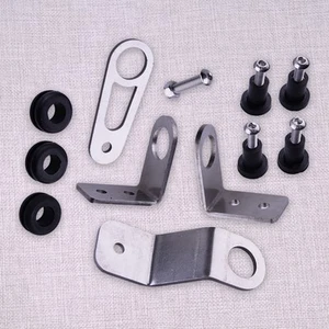Bolt-On Radiator Bracket Kit Fit For Honda Civic 1992-2000 K-Swap K-Serie Engine - Picture 1 of 4