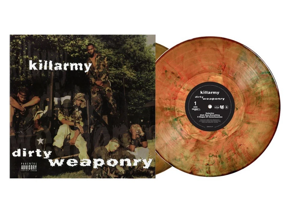 Killarmy Dirty Weaponry 2LP Vinyl (Napalm Smoke Colored), Sold out, WU-Tang - Image 1 of 4