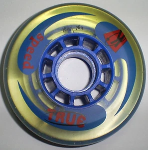 RUEDA DE PATÍN EN LÍNEA RETRO KRYPTONICS FITNESS RECREACIÓN AZUL VERDADERO 78MM/78A - Imagen 1 de 1