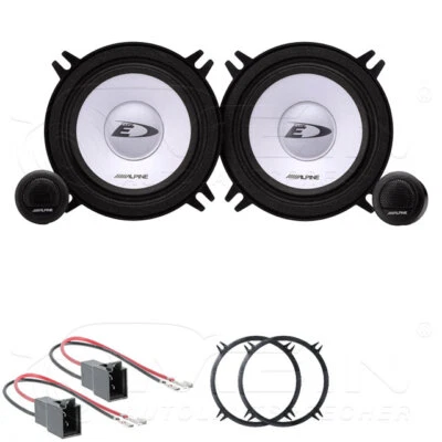 ALPINE LAUTSPRECHER für VW GOLF I / 1 Cabrio 1991-1993 Front Vorn Tür 250W #ADE2 - Bild 1 von 3