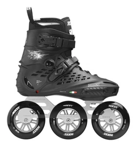 Roces X35 3X110 TIF Inline Skates Complete - Schwarz/Silber (Größe 12) - Bild 1 von 5