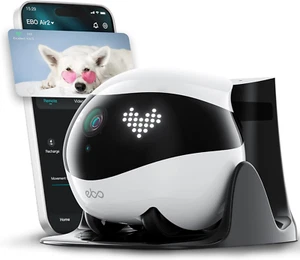 Air 2 Pet Camera Robot: 2K Home Robot, Movable Indoor Camera, Custom Facial Expr - Bild 1 von 12