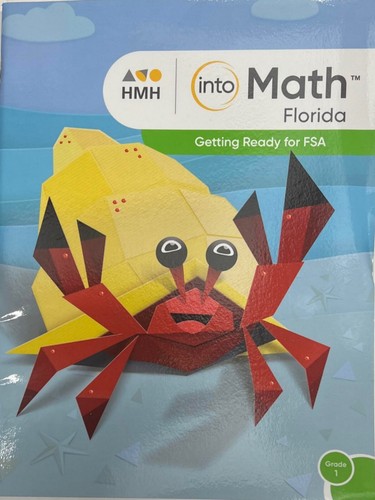 Grade 1 Florida HMH Into Math Getting Ready for FSA Workbook | eBay