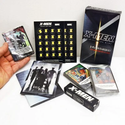 Juego de cartas coleccionables X-Men JCC juego de dos jugadores conjunto inicial de WOTC 2000. Completo Foto 1 de 2