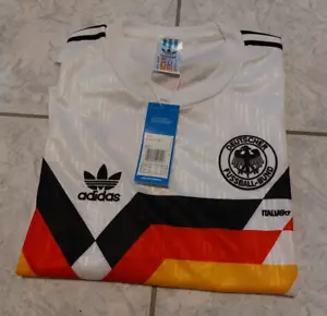 DFB Fussball Adidas Retro Trikot WM 1990 Italien Weltmeister Deutschland Gr. M - Bild 1 von 4