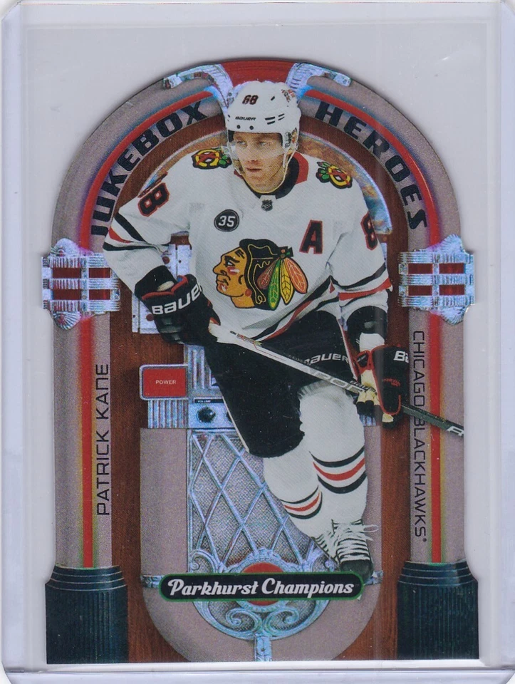 PATRICK KANE 2022-23 UD PARKHURST CHAMPIONS GOLD JUKEBOX HEROES INSERT #JH-12 - Image 1 of 1
